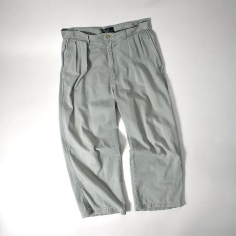 EARLY 90'S "POLO RALPH LAUREN" 2-TUCK CHINO PANTS