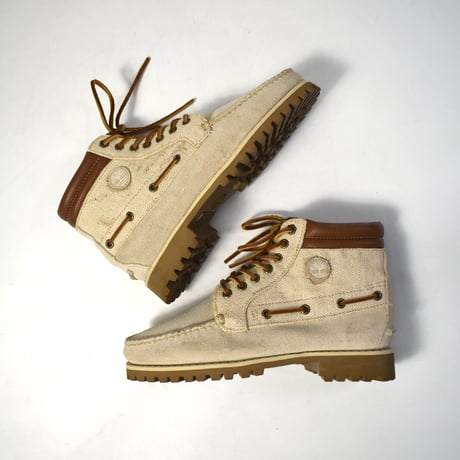 USED "TIMBERLAND / 7EYE CLASSIC LUG" MOCCASIN BOOTS