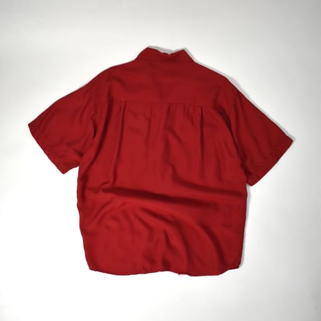 USED UNKNOWN S/S OPEN COLLER SHIRT
