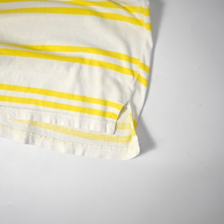 USED 90-00'S "FIELD GEAR" BORDER T-SHIRT