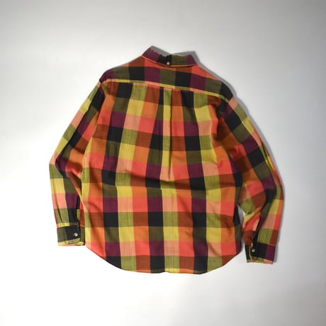 VINTAGE 60'S "CAMPUS" HALF BUTTON L/S SHIRT