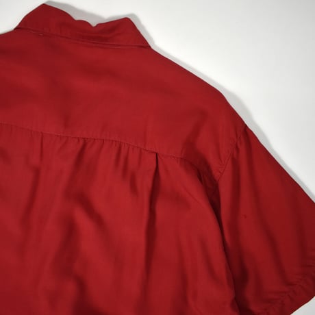 USED UNKNOWN S/S OPEN COLLER SHIRT