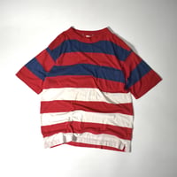 USED UNKNOWN MULTI BORDER T-shirt