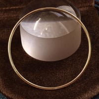K18YG｜Round Closed Cuff 2㎜ー真円