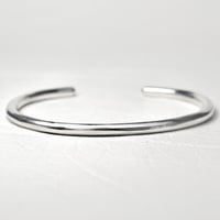 Forged SV950｜ Round Hammered EndMirror Cuff