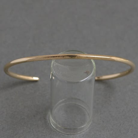 K18YG｜Round Feather Cuff 2.5㎜