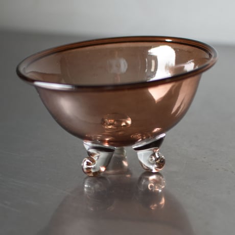 小寺暁洋　三つ足器　brown
