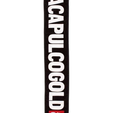 ACAPULCO GOLD / BLACK LABEL LOGO SCARF TOWEL