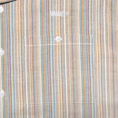 HAIGHT / MULTI CLR STRIPE SHIRT(3colors)