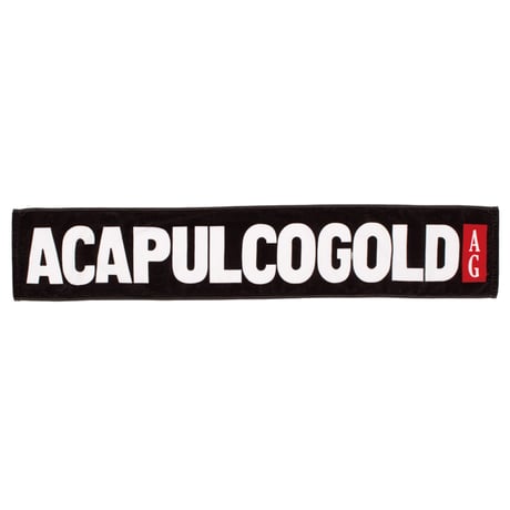 ACAPULCO GOLD / BLACK LABEL LOGO SCARF TOWEL