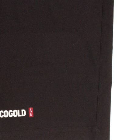 ACAPULCO GOLD / BLACK LABEL LOGO ACTIVE SHORTS