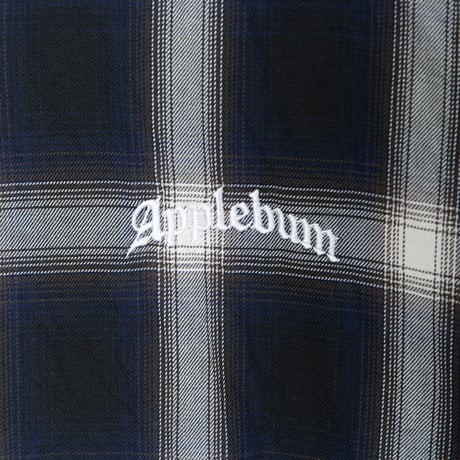 APPLEBUM / CUT OFF OMBRE CHECK SHIRT