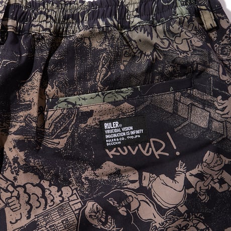 RULER / WAY OF LIFE SKATE SHORTS(2colors)