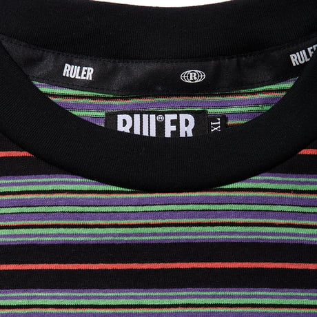 RULER / S.C. BORDER S/S TEE(2colors)