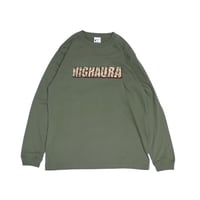 HIGH AURA / WOOD LOGO L/S TEE (3colors)