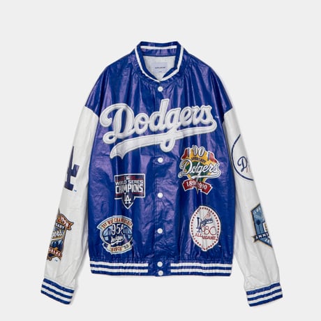 APPLEBUM / “LA DODGERS” TYVEK STADIUM JACKET