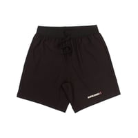 ACAPULCO GOLD / BLACK LABEL LOGO ACTIVE SHORTS