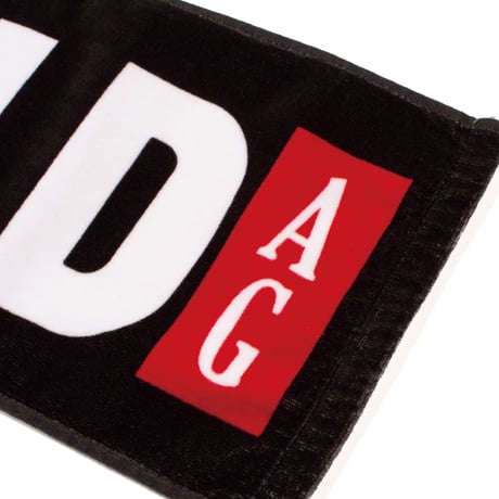 ACAPULCO GOLD / BLACK LABEL LOGO SCARF TOWEL