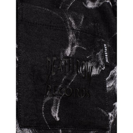 APPLEBUM / ”DEATH ROW RECORDS” L/S SHIRT-SMOKE