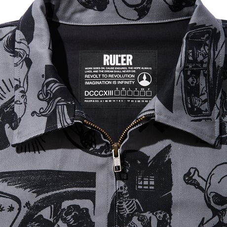 RULER / PULP SKULL DRIZZLER(2colors)