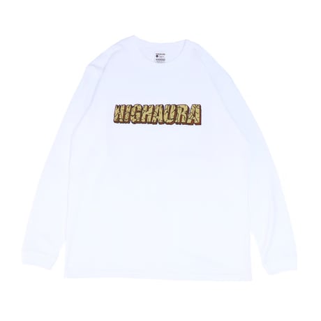 HIGH AURA / WOOD LOGO L/S TEE (3colors)