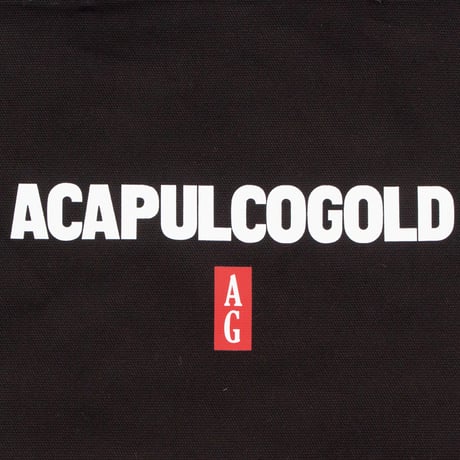 ACAPULCO GOLD / BLACK LABEL LOGO CANVAS TOTE BAG