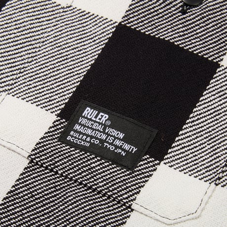 RULER / BUFFALO PLAID HEAVY L/S TWILL SHIRT
