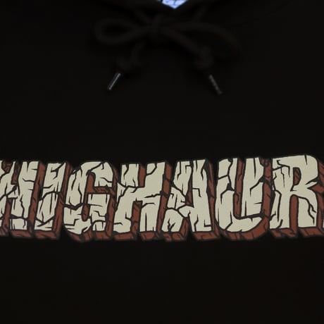 HIGH AURA / WOOD LOGO HOODIE(3colors)