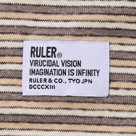 RULER / PIRATES BORDER L/S TEE (2colors)