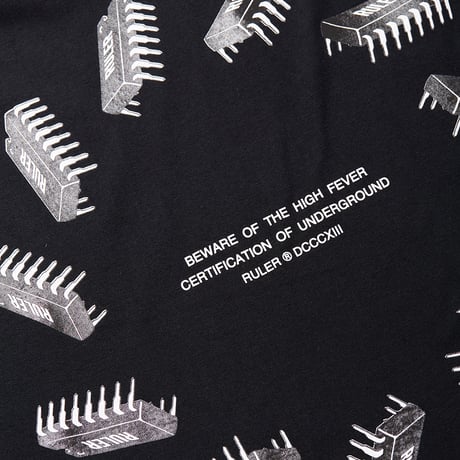 RULER / CENTIPEDERON 4.7oz S/S TEE(3colors)