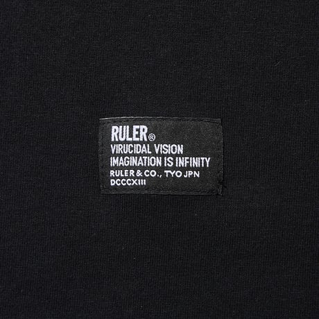 RULER / IRON CROSS 6.2oz. L/S TEE (2colors)