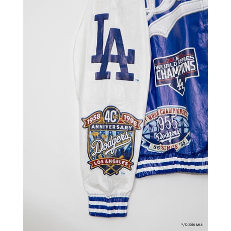 APPLEBUM / “LA DODGERS” TYVEK STADIUM JACKET