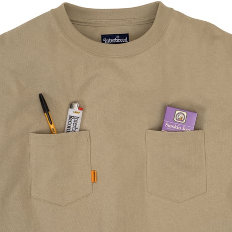 INTERBREED / Lucky Pocket tee(2colors)