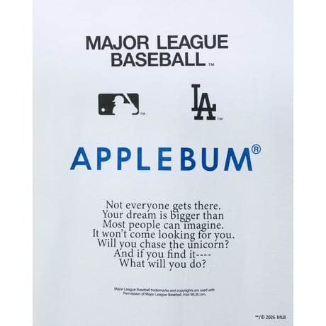 APPLEBUM / “DODGERS GIRL” T-SHIRT