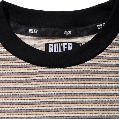 RULER / PIRATES BORDER L/S TEE (2colors)
