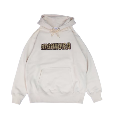 HIGH AURA / WOOD LOGO HOODIE(3colors)