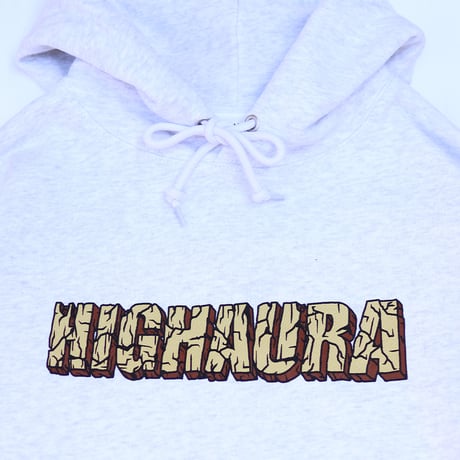 HIGH AURA / WOOD LOGO HOODIE(3colors)