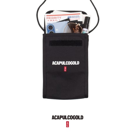 ACAPULCO GOLD / BLACK LABEL LOGO RECYCLED PHONE BAG