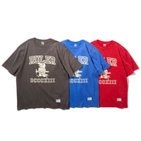 RULER / COLLEGE 6.2oz WASHED S/S TEE (3colors)