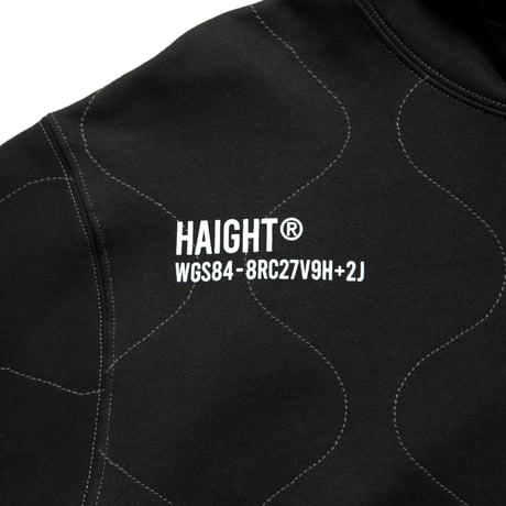 HAIGHT / QUILTING HOODIE (2colors)