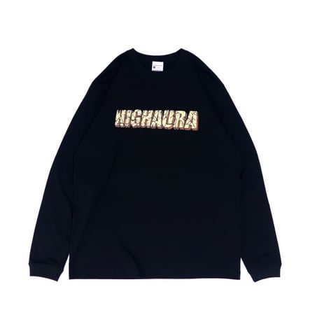 HIGH AURA / WOOD LOGO L/S TEE (3colors)