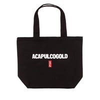 ACAPULCO GOLD / BLACK LABEL LOGO CANVAS TOTE BAG