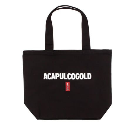 ACAPULCO GOLD / BLACK LABEL LOGO CANVAS TOTE BAG