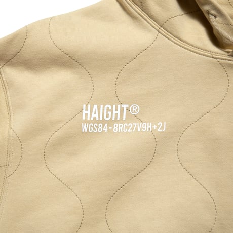 HAIGHT / QUILTING HOODIE (2colors)