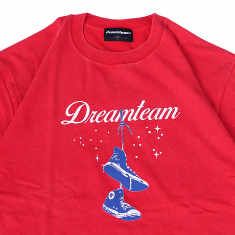 DREAM TEAM / Dream Team Hanging Sneakers Graphic Fade Wash Tee