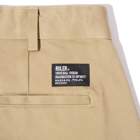 RULER / BAGGY WORK TROUSER (2colors)