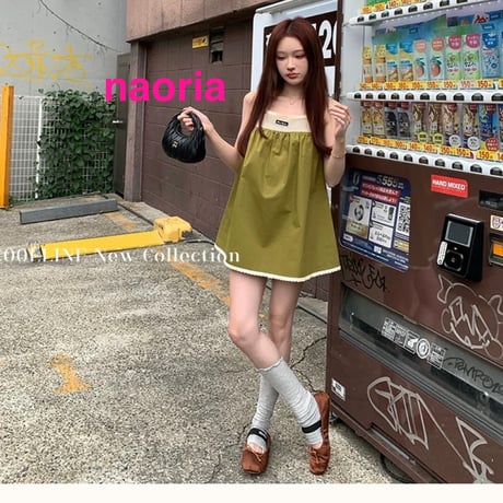 予約制  ノースリーブワンピース