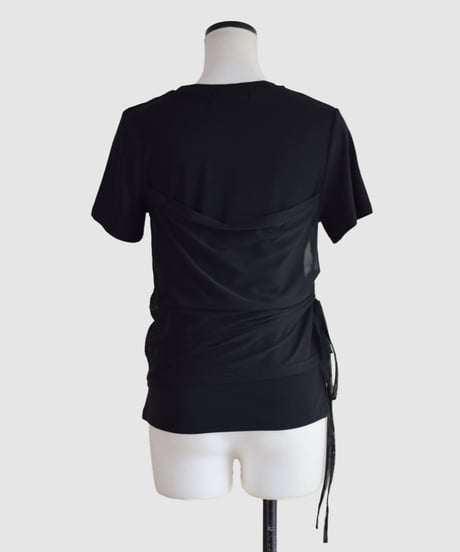 チュールギャザーレイヤードTEE