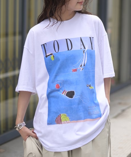 TODAYアートグラフィックTシャツ