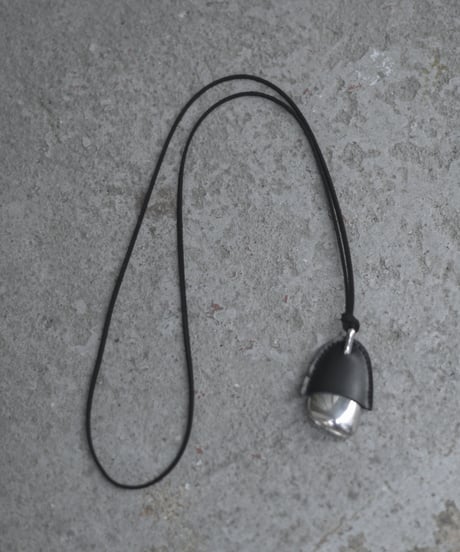 Eco Leather metal necklace
